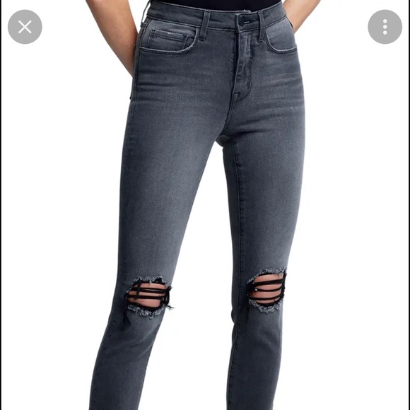 L’Agence High Line destroyed high rise straight jeans - Picture 5 of 6